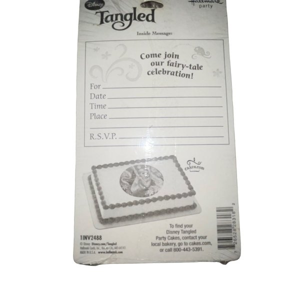 NIP Hallmark Disney Tangled Birthday Party Invitations 2 Packs Rapunzel Princess - Picture 3 of 3